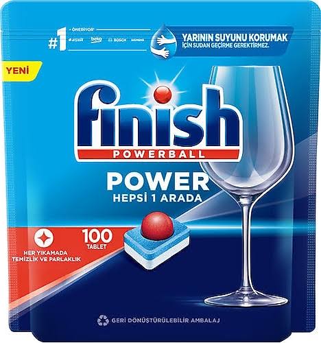 Finish Powerball Power Bulaşık Makinesi Tableti