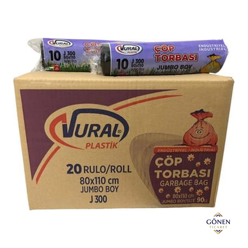 Vural Jumbo Boy Çöp Torbası 300 gr 80x110 cm
