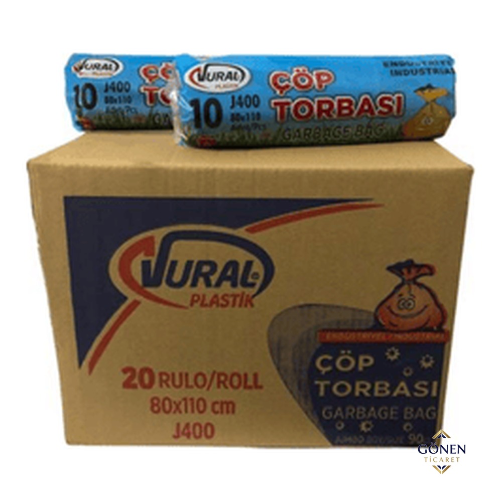 Vural Jumbo Boy Çöp Torbası 400 gr 80x110 cm