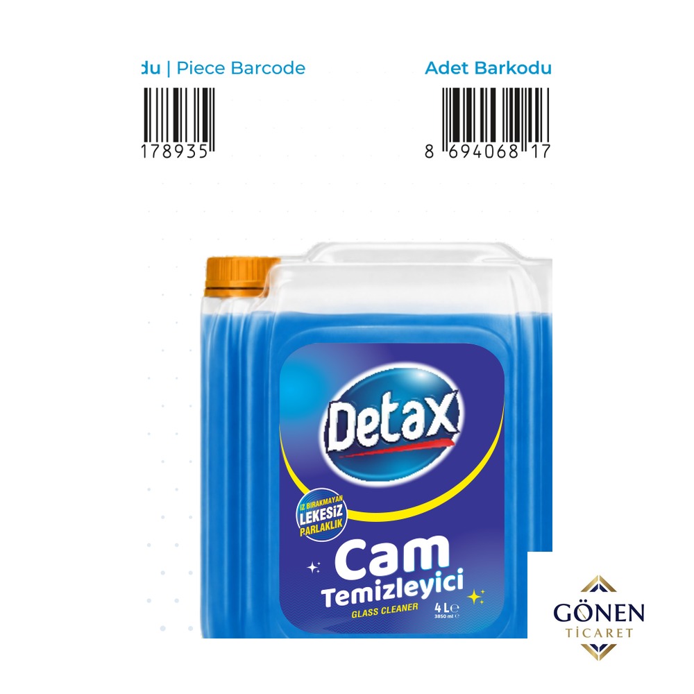 Detax Cam Temizleyici 4000 ml