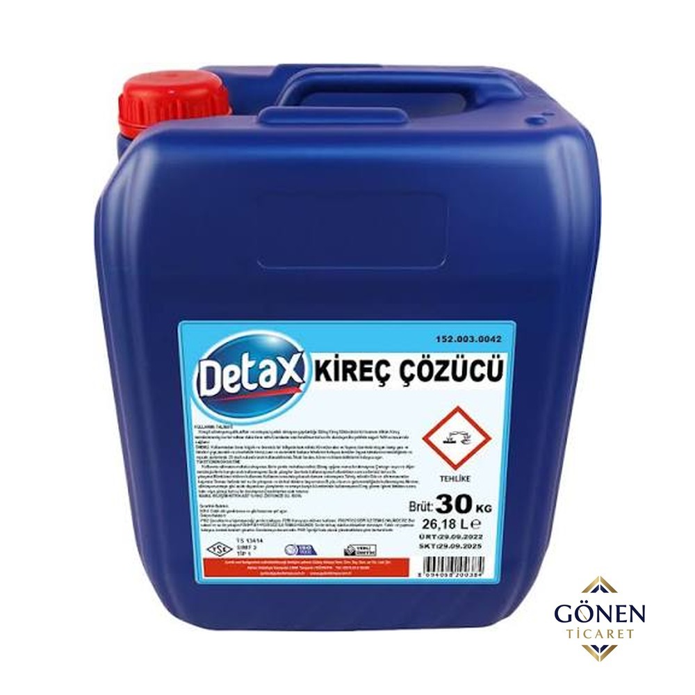 Detax Kireç Çözücü 30 kg