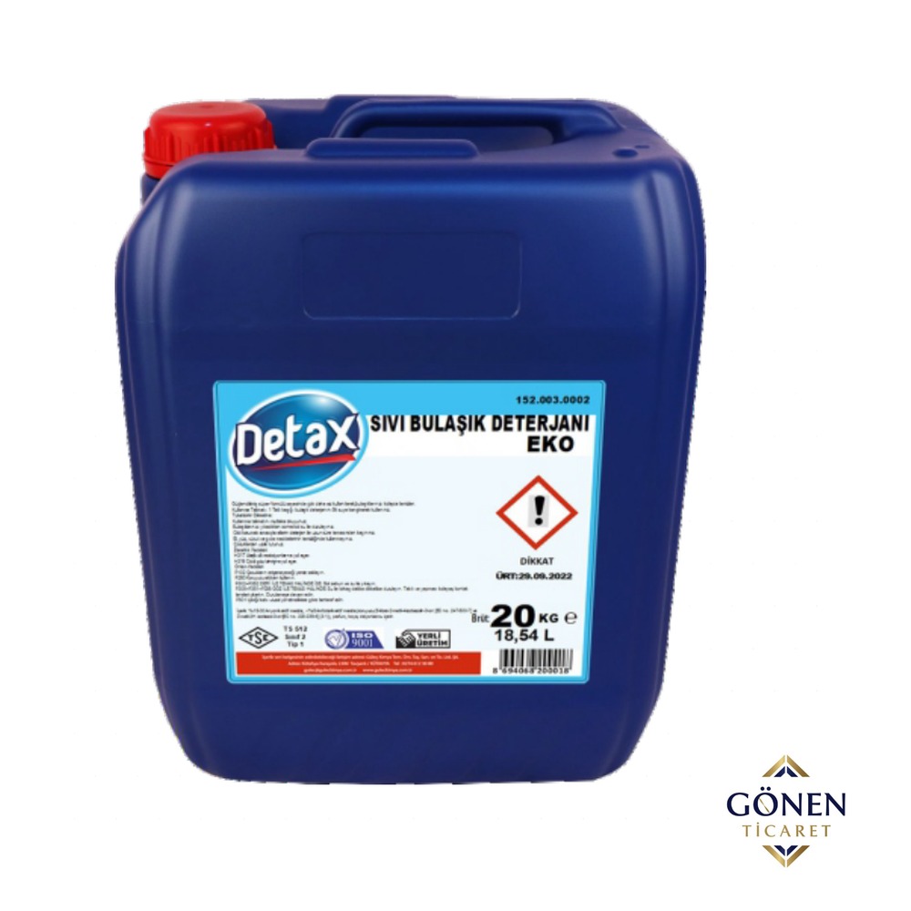 Detax Sıvı Bulaşık Deterjanı 20 kg