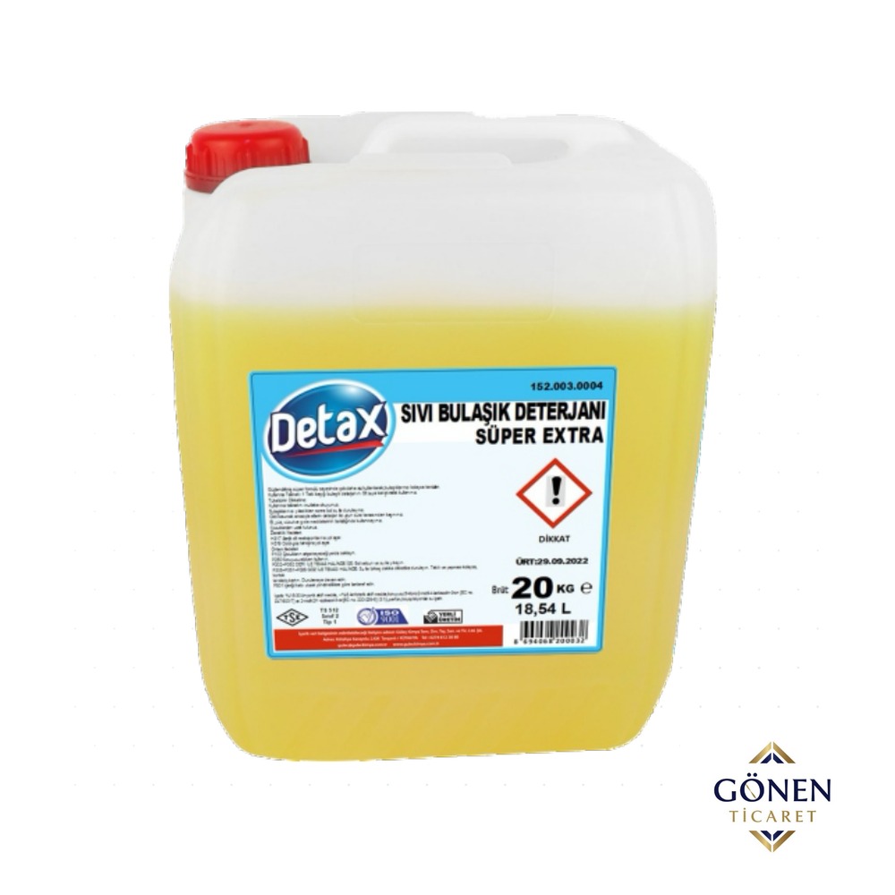 Detax Süper Extra Bulaşık Deterjanı 20 kg
