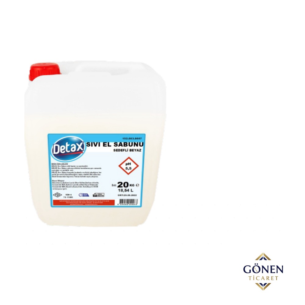 Detax Sıvı El Sabunu 20 kg