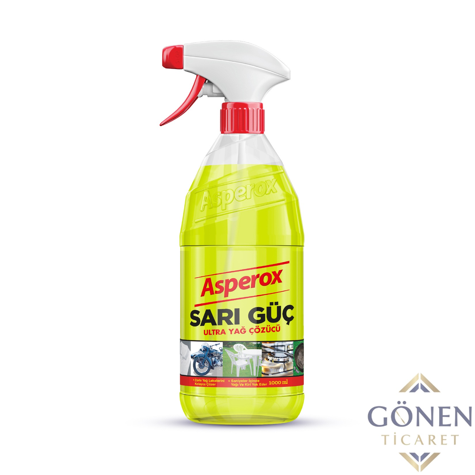 Asperox Sarı Güç Ultra Yağ Çözücü 1000 ml