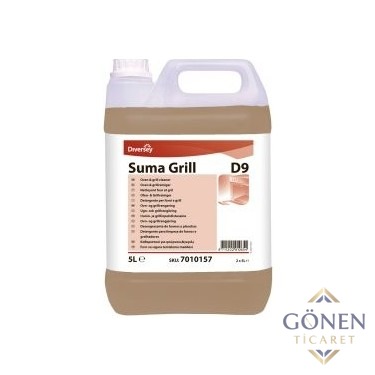 Diversey Suma Grill D9 Fırın ve Izgara Temizleyici 5 L