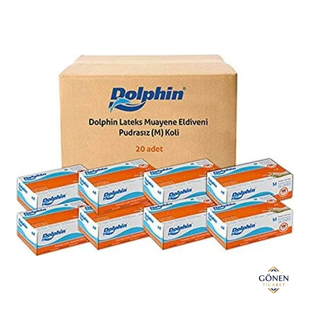Dolphin Lateks Muayene Eldiveni Pudrasız