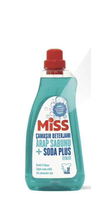 Miss Sıvı Çamaşır Deterjanı Soda Plus + Arap Sabunu Etkili 1,5 L