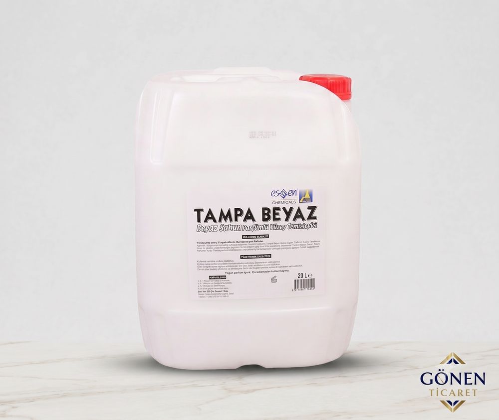 Tampa Beyaz Parfümlü Yüzey Temizleyici 20 L