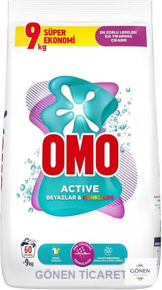 Omo Matik Toz Deterjan 9 kg