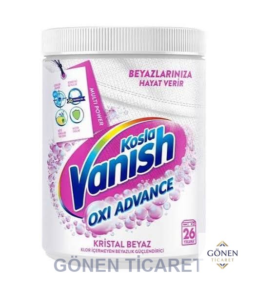 Kosla Vanish Oxi Advance Kristal Beyaz Leke Çıkarıcı 800 gr