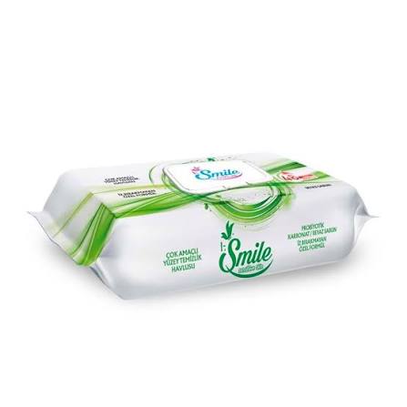Smile Çok Amaçlı Yüzey Temizlik Havlusu - Beyaz Sabun